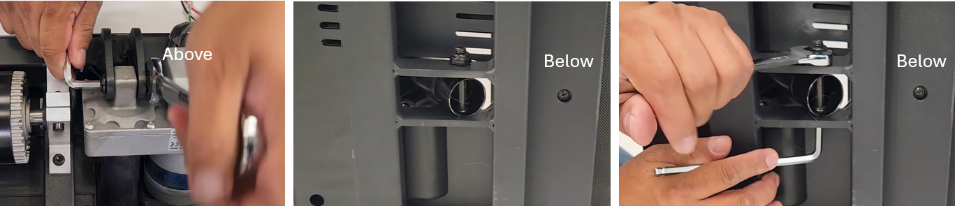 A metal box with a hole in it

Description automatically generated