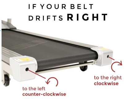 Fix slipping treadmill belt sale