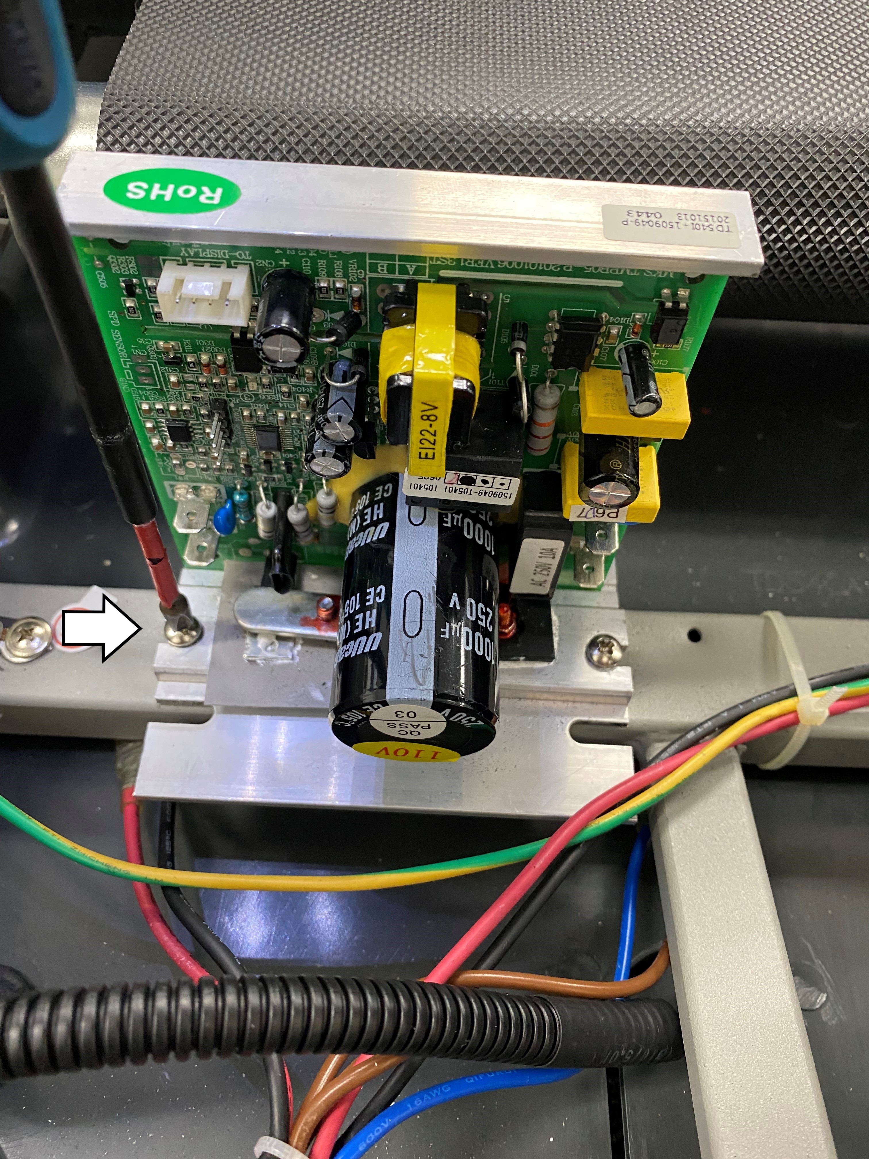 Treadmill motor discount control board repair