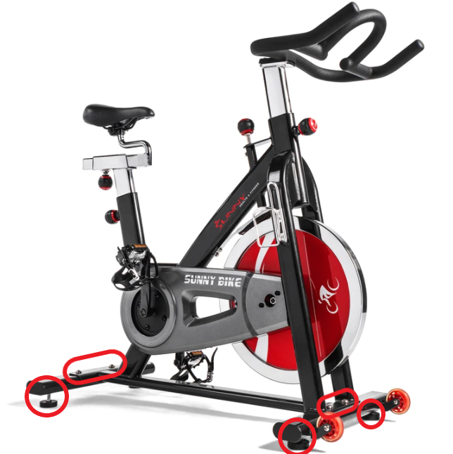 Squeaky best sale spin bike